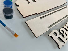 Load image into Gallery viewer, Wood Ramadan Sign | Ramadan Paint Your Own | Wooden Ramadan Sign